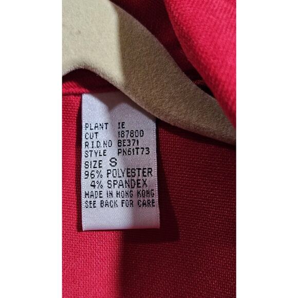 NWT Napa Valley Petites Embroidered Button Up Red Small - Picture 4 of 5